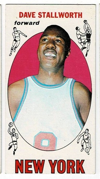 1969 Topps Basketball #74 Dave Stallworth - New York Knicks RC